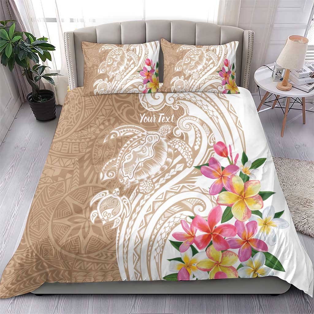 Aloha Niihau Island Personalized Bedding Set Beige Dreamy Turtle LT7 - Polynesian Pride