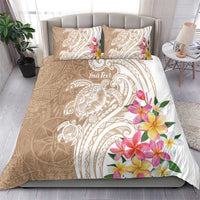 Aloha Niihau Island Personalized Bedding Set Beige Dreamy Turtle LT7 - Polynesian Pride