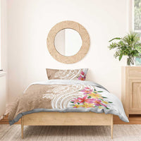 Aloha Niihau Island Personalized Bedding Set Beige Dreamy Turtle LT7 - Polynesian Pride