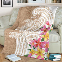 Aloha Niihau Island Personalized Blanket Beige Dreamy Turtle LT7 - Polynesian Pride
