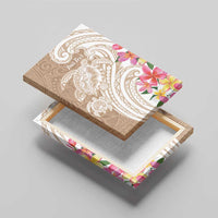 Aloha Niihau Island Personalized Canvas Wall Art Beige Dreamy Turtle LT7 - Polynesian Pride