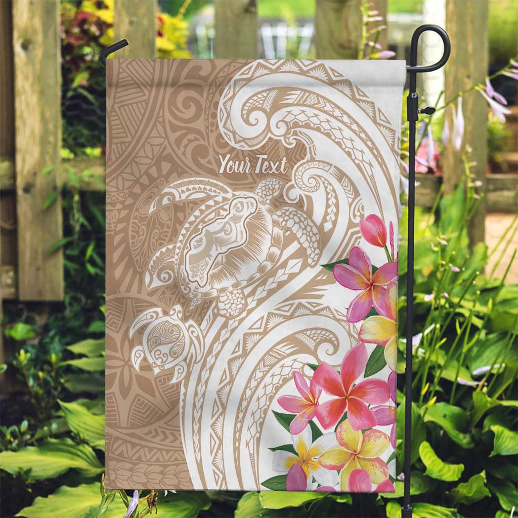 Aloha Niihau Island Personalized Garden Flag Beige Dreamy Turtle LT7 Garden Flag Beige - Polynesian Pride