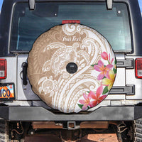 Aloha Niihau Island Personalized Spare Tire Cover Beige Dreamy Turtle LT7 Beige - Polynesian Pride