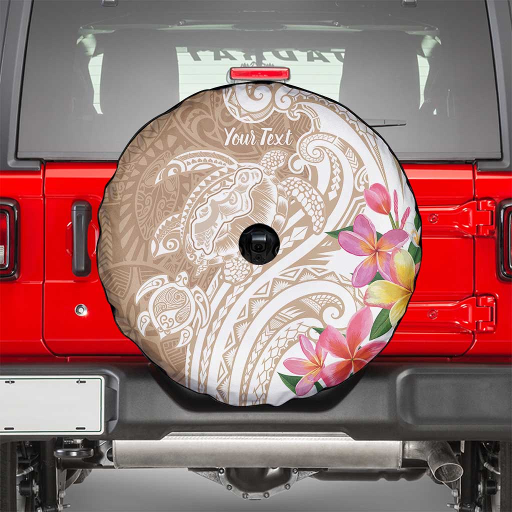 Aloha Niihau Island Personalized Spare Tire Cover Beige Dreamy Turtle LT7 - Polynesian Pride