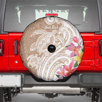 Aloha Niihau Island Personalized Spare Tire Cover Beige Dreamy Turtle LT7 - Polynesian Pride
