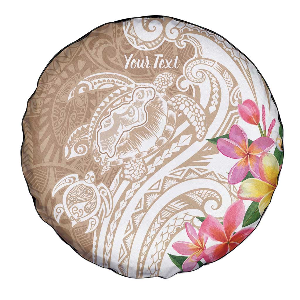 Aloha Niihau Island Personalized Spare Tire Cover Beige Dreamy Turtle LT7 - Polynesian Pride