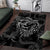 Hawaii Father's Day Vintage Lei Area Rug Hauoli la Makuakane - Black