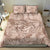 Hawaii Father's Day Vintage Lei Bedding Set Hauoli la Makuakane - Beige