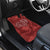 Hawaii Father's Day Vintage Lei Car Mats Hauoli la Makuakane - Red