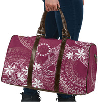 Maroon Kuki Airani Tapakau Travel Bag Tribal Anchor Mix Tiare LT7 - Polynesian Pride