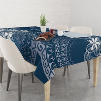 Navy Kuki Airani Tapakau Tablecloth Tribal Anchor Mix Tiare LT7 - Polynesian Pride