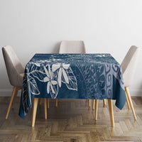 Navy Kuki Airani Tapakau Tablecloth Tribal Anchor Mix Tiare LT7 - Polynesian Pride