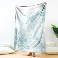Turquoise Kuki Airani Tapakau Blanket Tribal Anchor Mix Tiare LT7 - Polynesian Pride