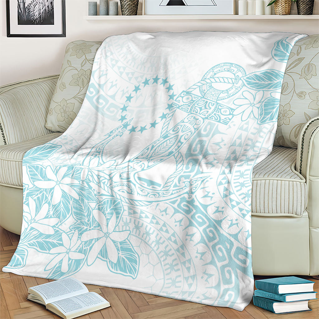 Turquoise Kuki Airani Tapakau Blanket Tribal Anchor Mix Tiare LT7 - Polynesian Pride