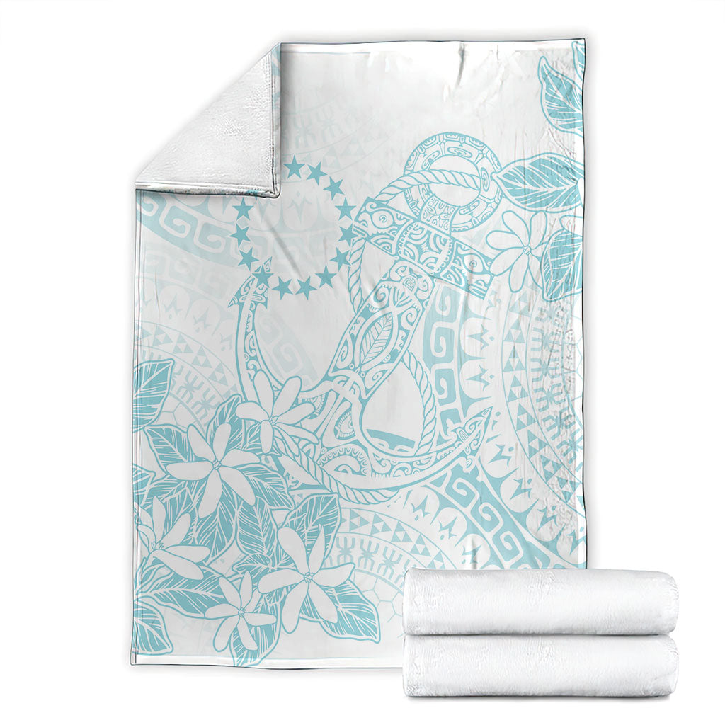 Turquoise Kuki Airani Tapakau Blanket Tribal Anchor Mix Tiare LT7 - Polynesian Pride