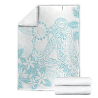 Turquoise Kuki Airani Tapakau Blanket Tribal Anchor Mix Tiare LT7 - Polynesian Pride