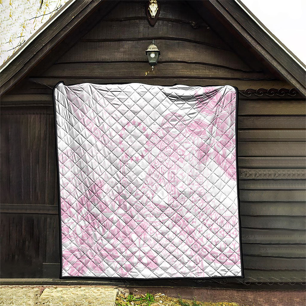 Candy Pink Kuki Airani Tapakau Quilt Tribal Anchor Mix Tiare LT7 - Polynesian Pride