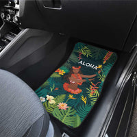 Hawaii Hula Girl Vintage Car Mats Tropical Forest LT7 - Polynesian Pride