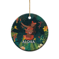 Hawaii Hula Girl Vintage Ceramic Ornament Tropical Forest LT7 - Polynesian Pride