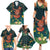 Hawaii Hula Girl Vintage Family Matching Summer Maxi Dress and Hawaiian Shirt Tropical Forest