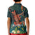 Hawaii Hula Girl Vintage Kid Polo Shirt Tropical Forest