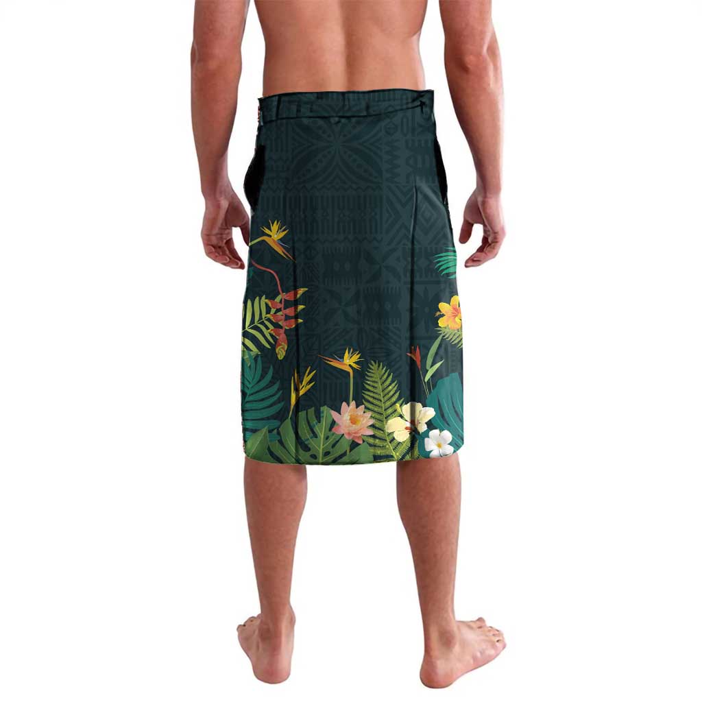 Hawaii Hula Girl Vintage Lavalava Tropical Forest LT7 - Polynesian Pride