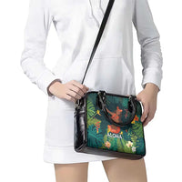 Hawaii Hula Girl Vintage Shoulder Handbag Tropical Forest LT7 - Polynesian Pride