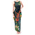 Hawaii Hula Girl Vintage Tank Maxi Dress Tropical Forest