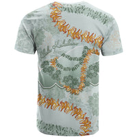 Hawaii Kaho'olawe Island Flowers Lei T Shirt Silver Hinahina Kū Kahakai LT7 - Polynesian Pride
