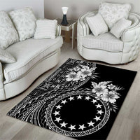 Kia Orana Cook Islands Area Rug Tiare and Stars LT7 - Polynesian Pride