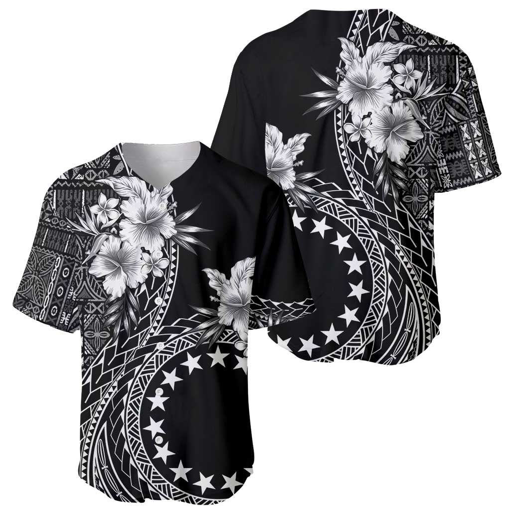 Kia Orana Cook Islands Baseball Jersey Tiare and Stars LT7 - Polynesian Pride