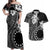 Kia Orana Cook Islands Couples Matching Off Shoulder Maxi Dress and Hawaiian Shirt Tiare and Stars