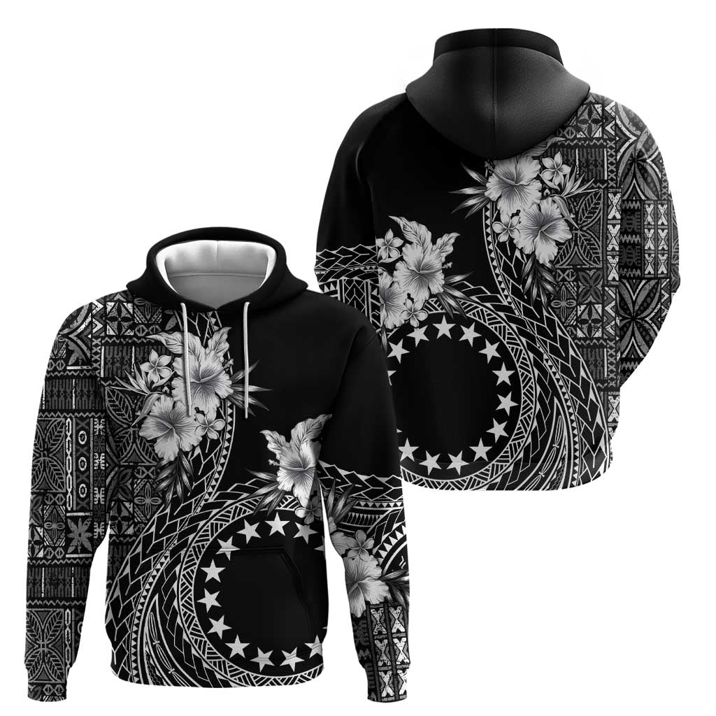 Kia Orana Cook Islands Hoodie Tiare and Stars LT7 - Polynesian Pride