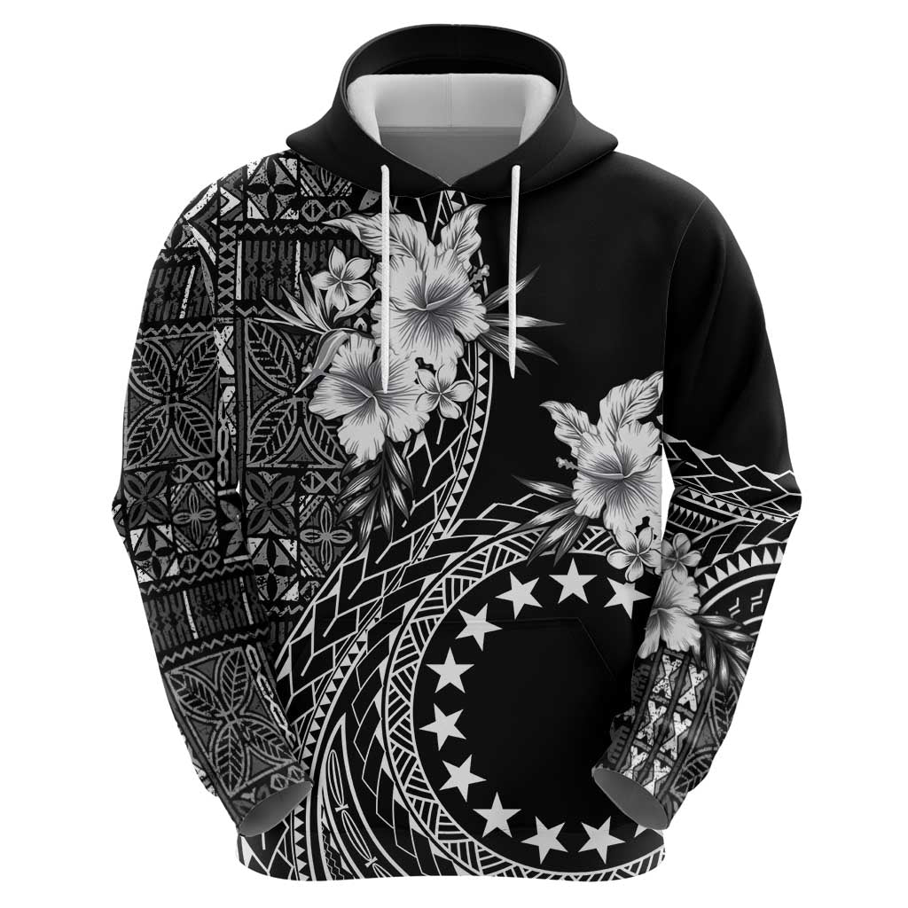 Kia Orana Cook Islands Hoodie Tiare and Stars LT7 - Polynesian Pride