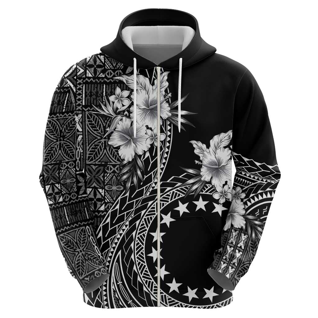 Kia Orana Cook Islands Hoodie Tiare and Stars LT7 - Polynesian Pride