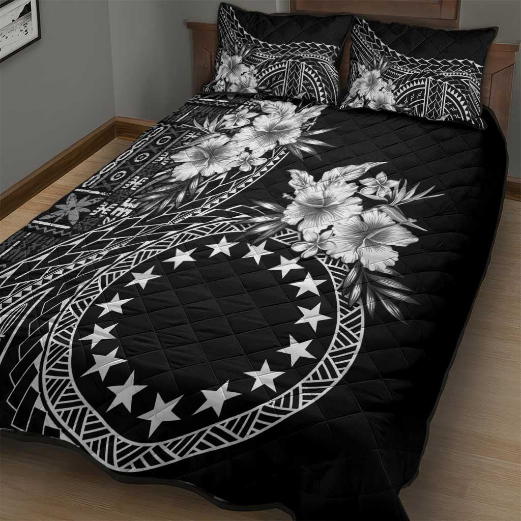 Kia Orana Cook Islands Quilt Bed Set Tiare and Stars LT7 - Polynesian Pride