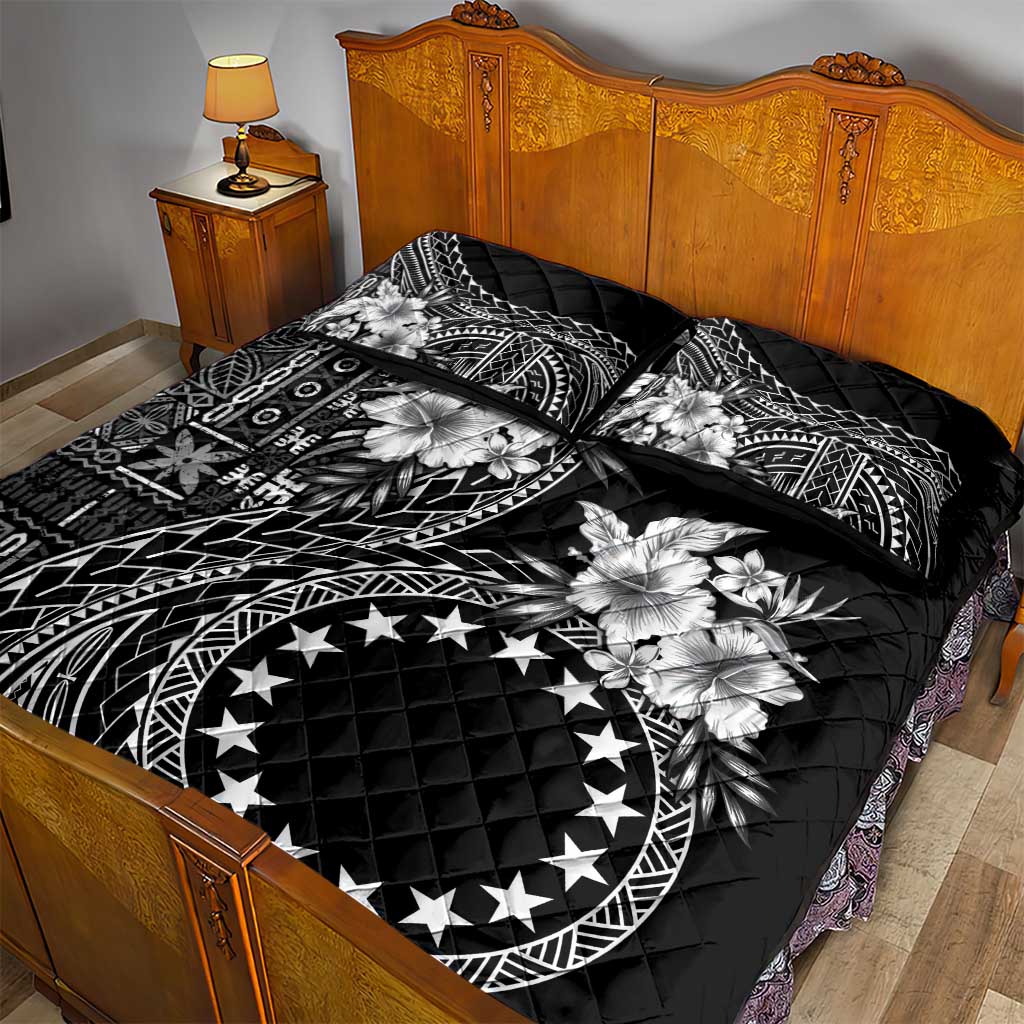 Kia Orana Cook Islands Quilt Bed Set Tiare and Stars LT7 - Polynesian Pride
