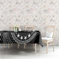 Kia Orana Cook Islands Tablecloth Tiare and Stars LT7 - Polynesian Pride