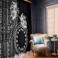 Kia Orana Cook Islands Window Curtain Tiare and Stars LT7 - Polynesian Pride