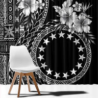 Kia Orana Cook Islands Window Curtain Tiare and Stars LT7 - Polynesian Pride