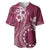 Kia Orana Cook Islands Baseball Jersey Tiare and Stars - Maroon