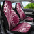 Kia Orana Cook Islands Car Seat Cover Tiare and Stars - Maroon