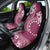 Kia Orana Cook Islands Car Seat Cover Tiare and Stars - Maroon