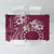 Kia Orana Cook Islands Tablecloth Tiare and Stars - Maroon