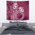 Kia Orana Cook Islands Tapestry Tiare and Stars - Maroon