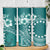 Kia Orana Cook Islands Skinny Tumbler Tiare & Stars - Teal