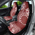 Kia Orana Cook Islands Car Seat Cover Tiare and Stars - Scarlet