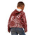 Kia Orana Cook Islands Kid Hoodie Tiare and Stars - Scarlet