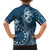 Kia Orana Cook Islands Family Matching Puletasi and Hawaiian Shirt Tiare and Stars - Navy Blue