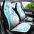 Kia Orana Cook Islands Car Seat Cover Tiare and Stars - Turquoise